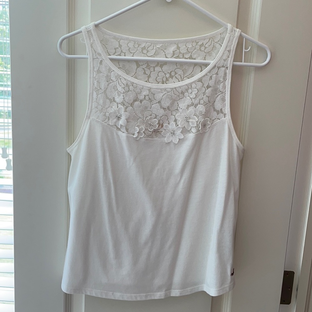 White tank top